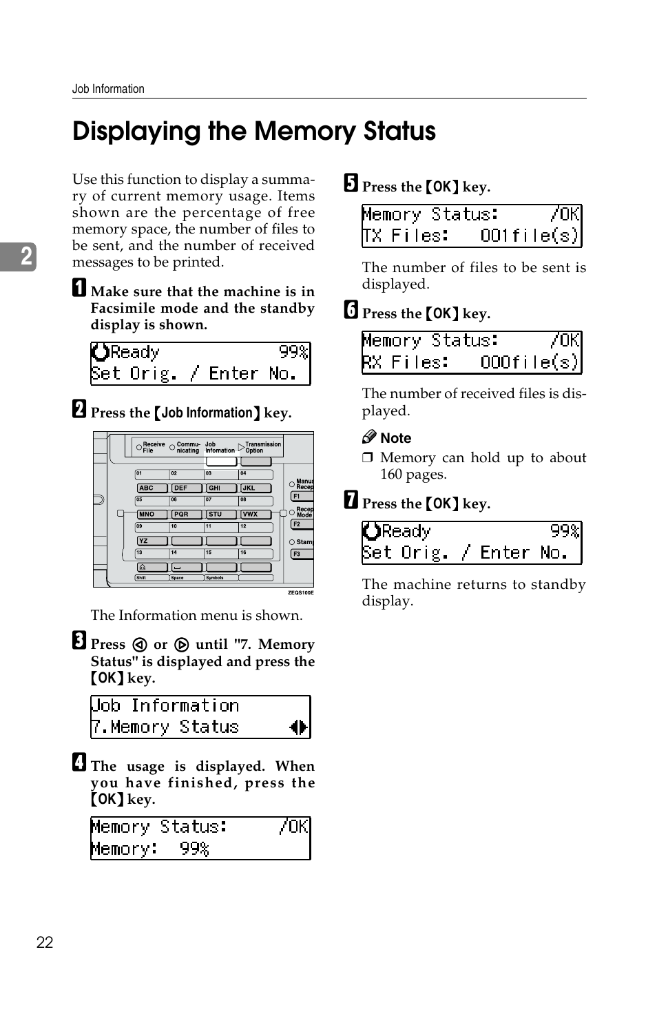 Savin F ax Machine 1018 User Manual | Page 105 / 193