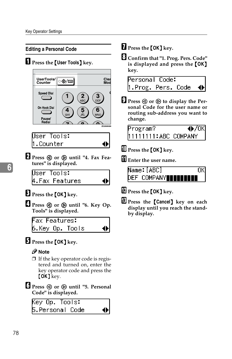 Savin F ax Machine 1018 User Manual | Page 161 / 193