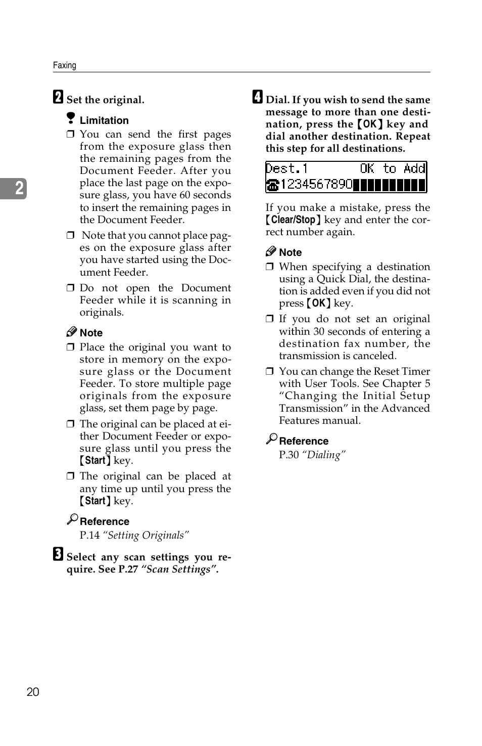 Savin F ax Machine 1018 User Manual | Page 30 / 193