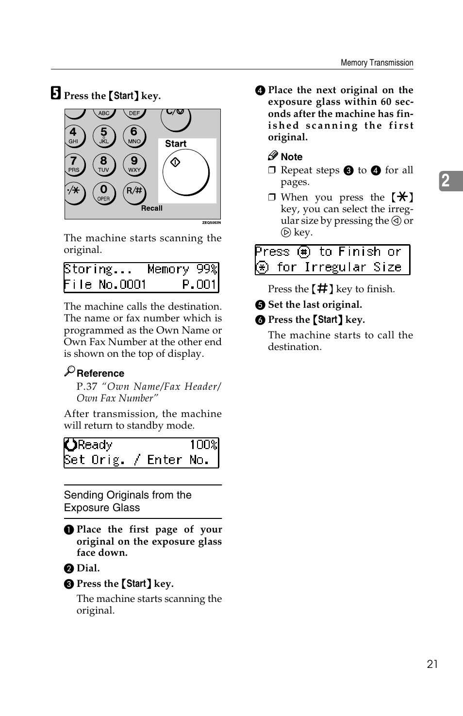 Savin F ax Machine 1018 User Manual | Page 31 / 193