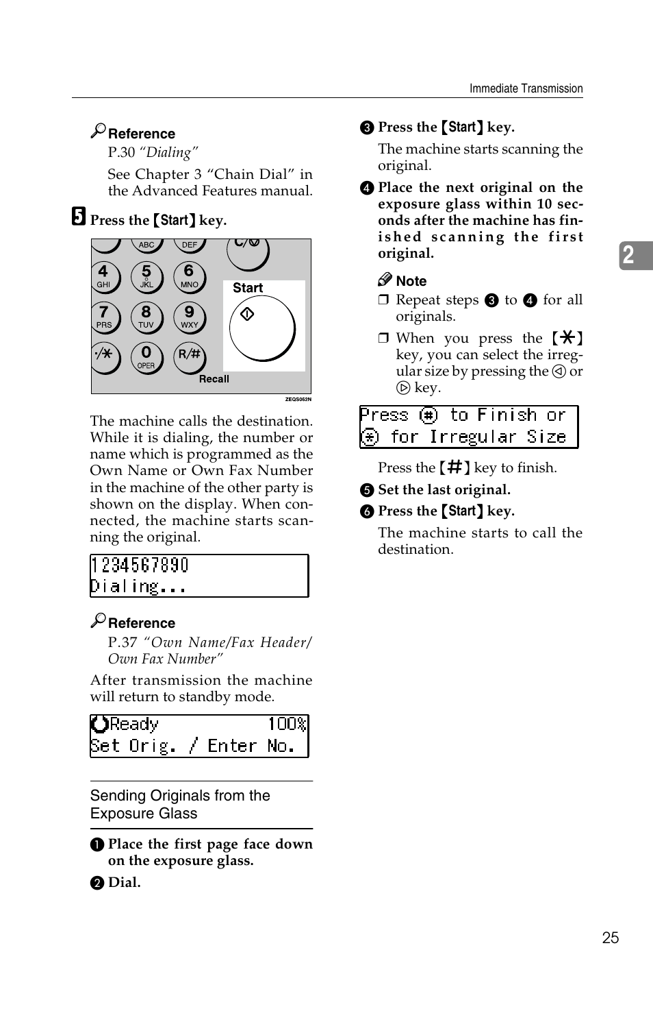 Savin F ax Machine 1018 User Manual | Page 35 / 193