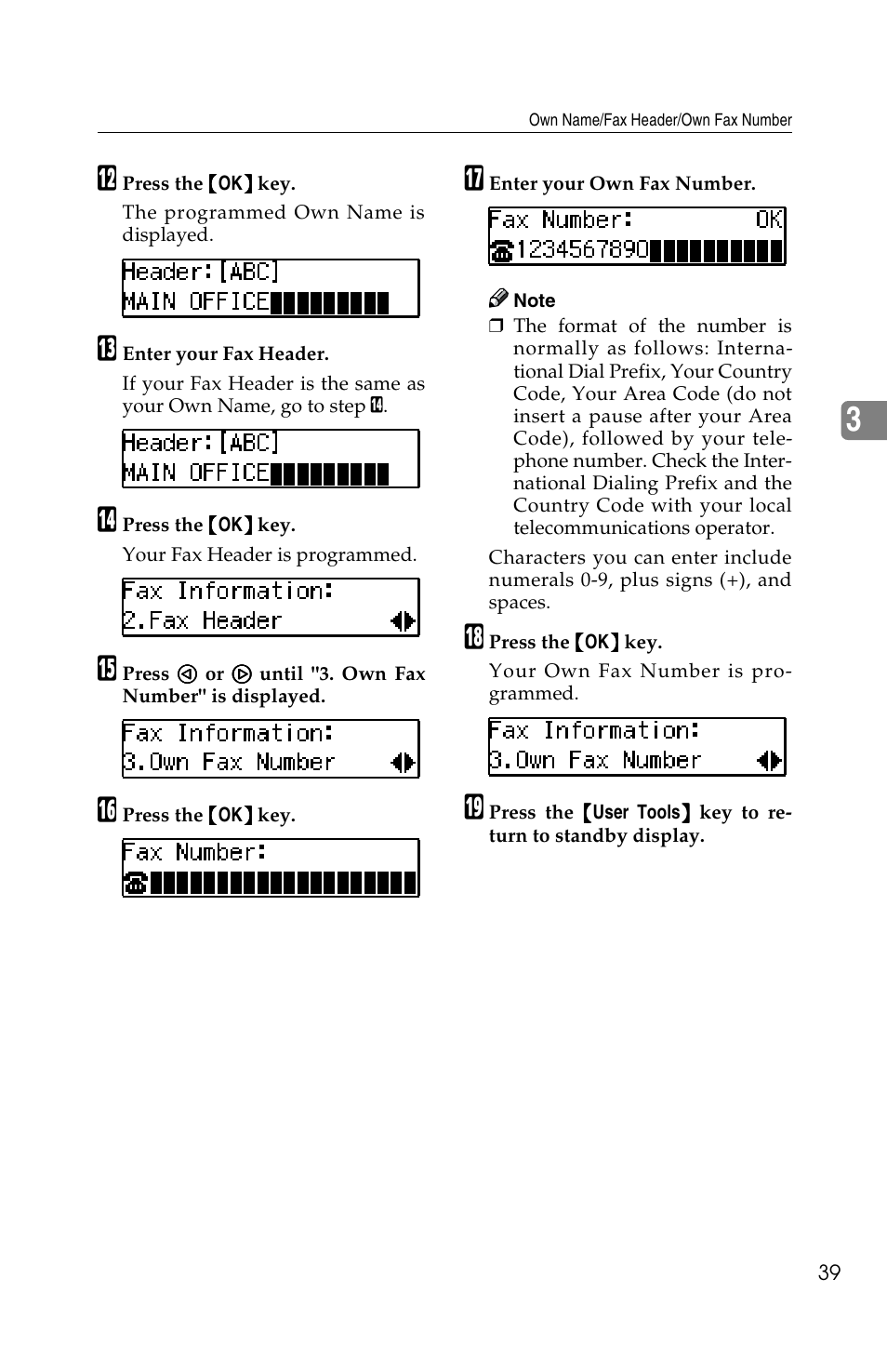 Savin F ax Machine 1018 User Manual | Page 49 / 193