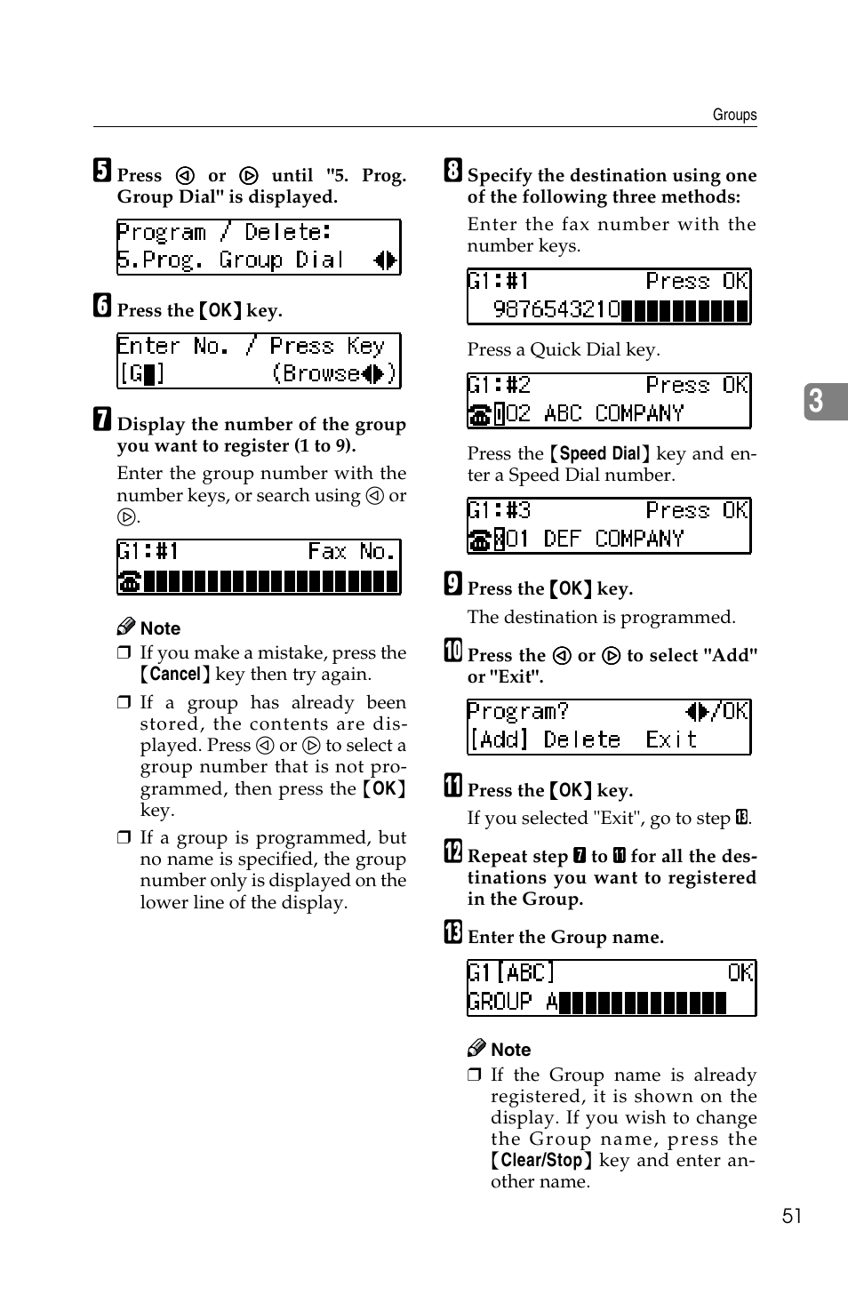 Savin F ax Machine 1018 User Manual | Page 61 / 193