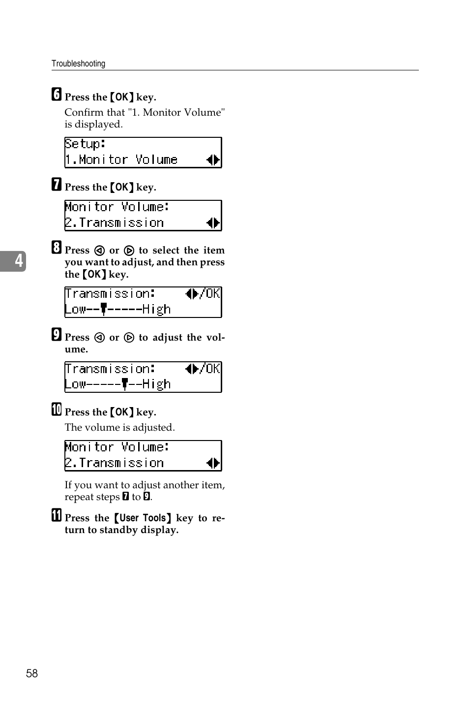 Savin F ax Machine 1018 User Manual | Page 68 / 193