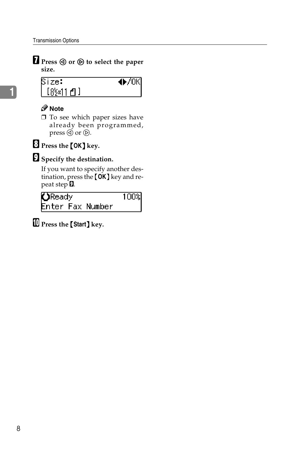 Savin F ax Machine 1018 User Manual | Page 91 / 193