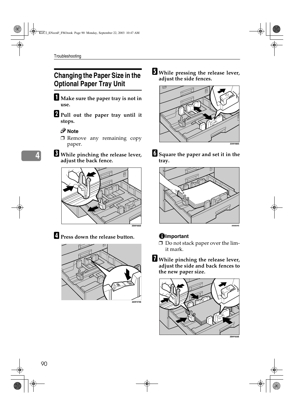 Savin 4015 User Manual | Page 102 / 128