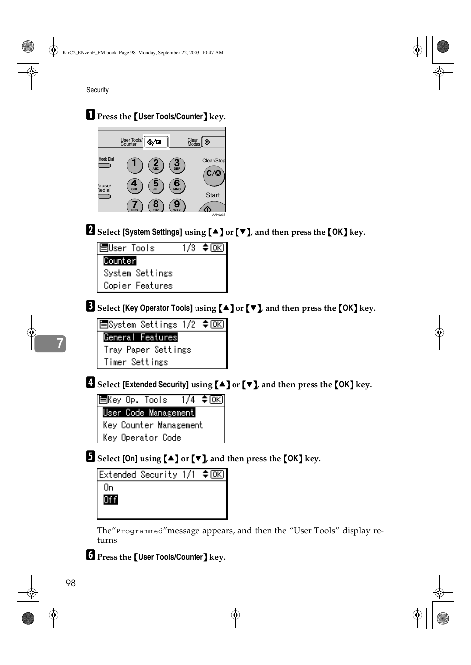 Savin 4015 User Manual | Page 110 / 128