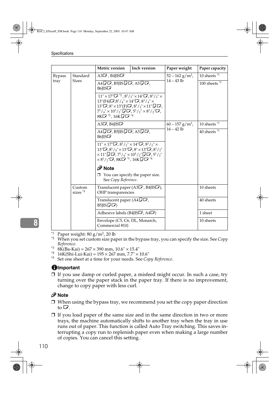 Savin 4015 User Manual | Page 122 / 128