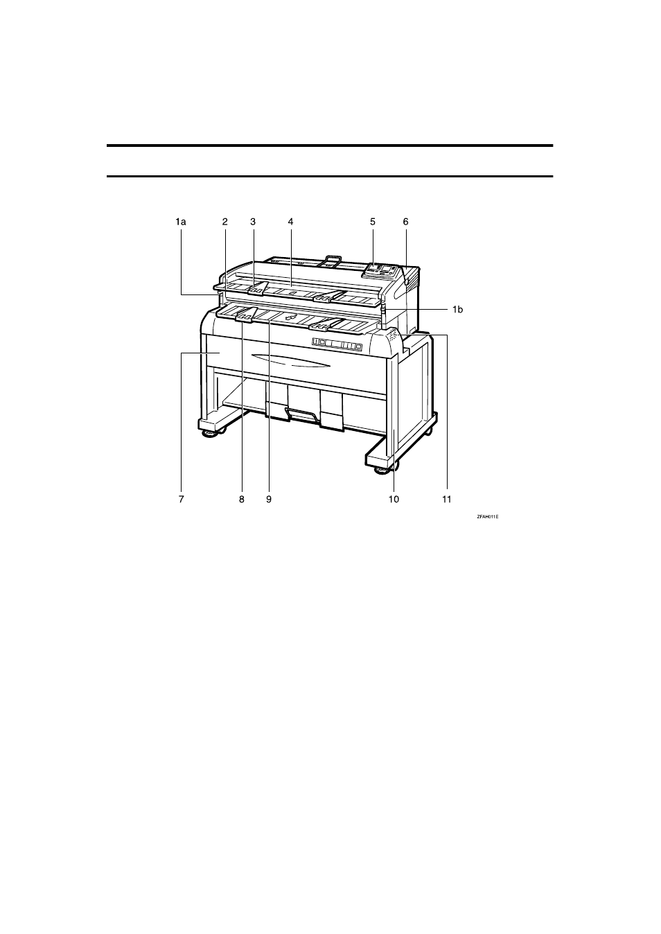 Guide to components, Copier exterior | Savin 7800W User Manual | Page 11 / 95