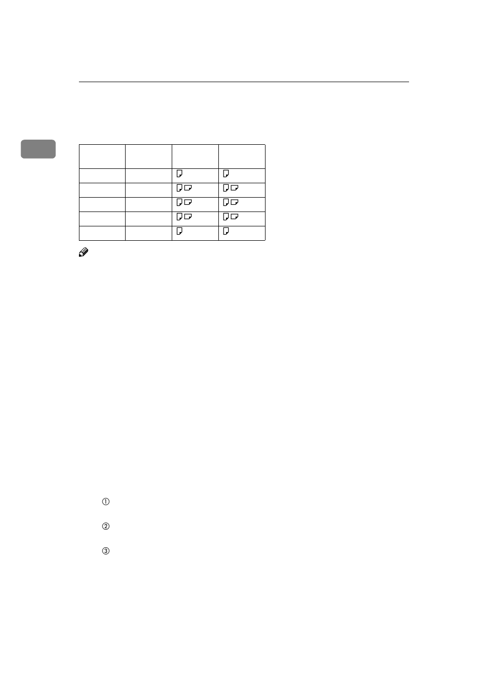 1recommended paper | Savin 7800W User Manual | Page 18 / 95