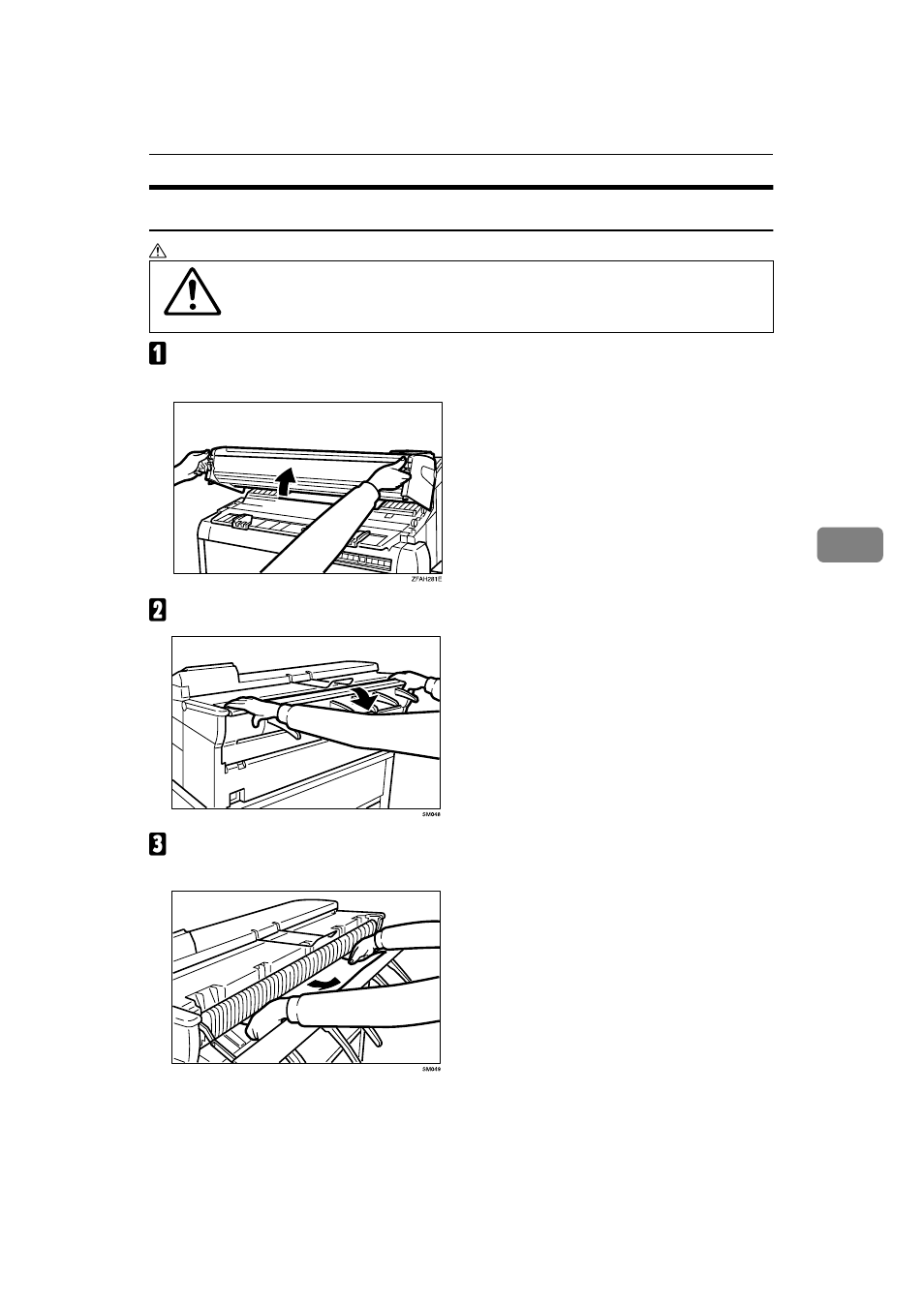 If sheet paper is jammed at the paper exit | Savin 7800W User Manual | Page 75 / 95