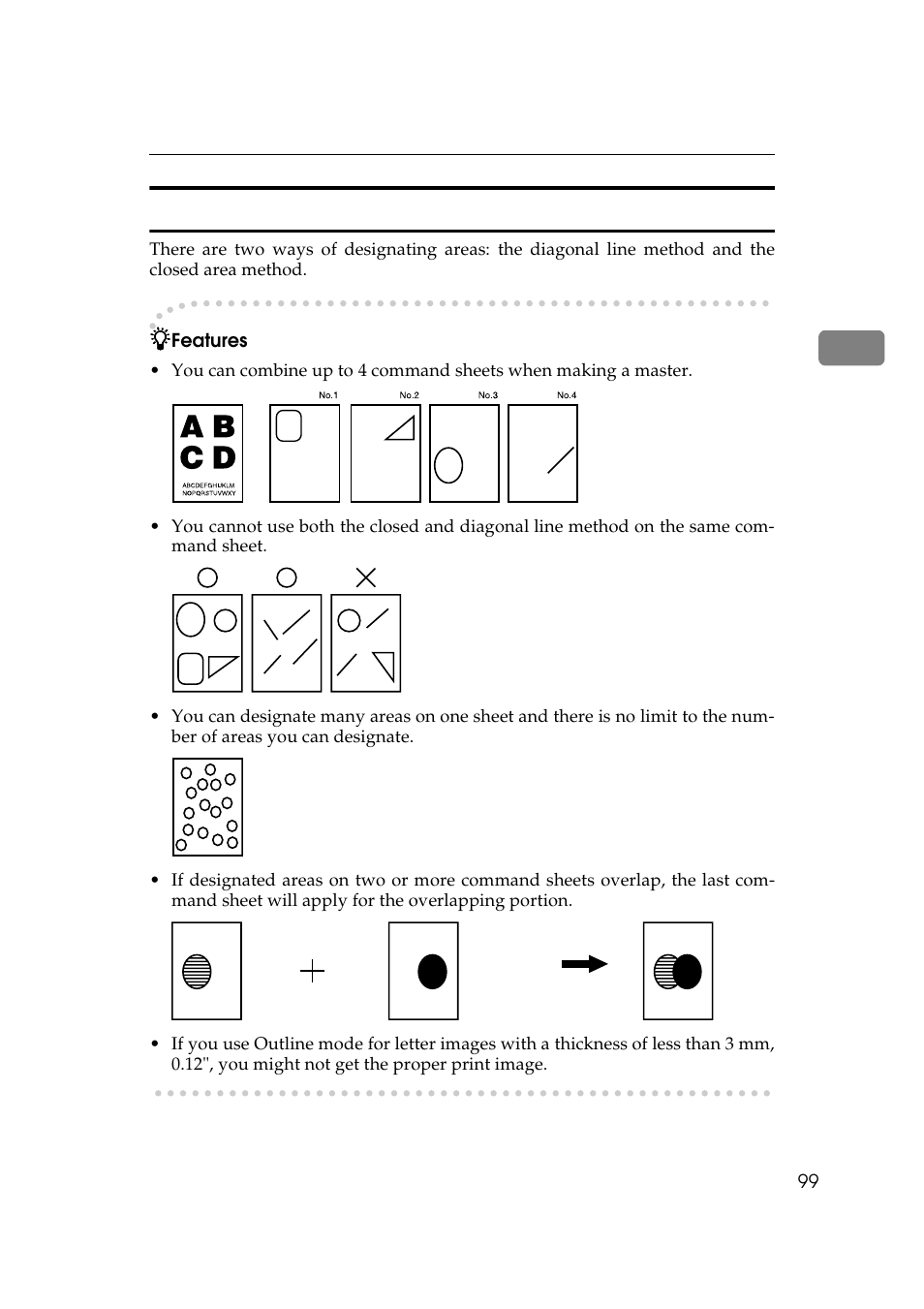 How to make a command sheet | Savin 5450 User Manual | Page 119 / 230