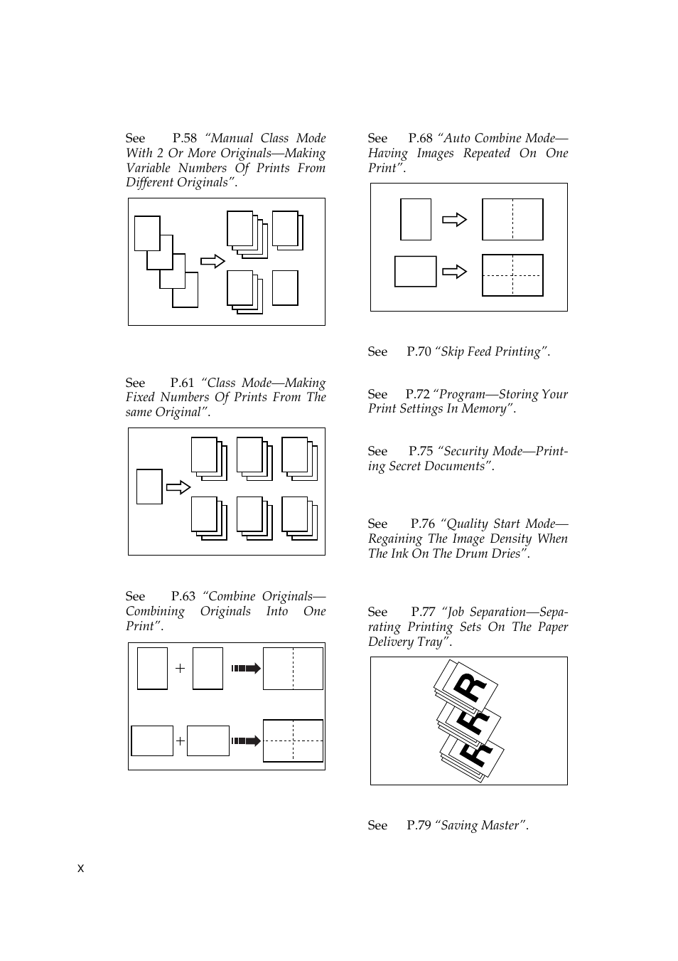 Dc b, Ab c d | Savin 5450 User Manual | Page 12 / 230