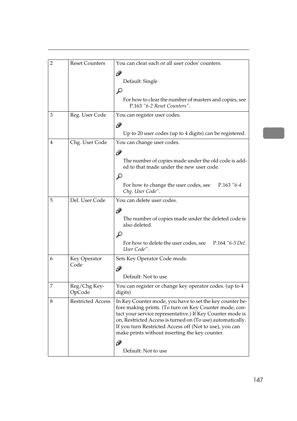 Savin 5450 User Manual | Page 167 / 230