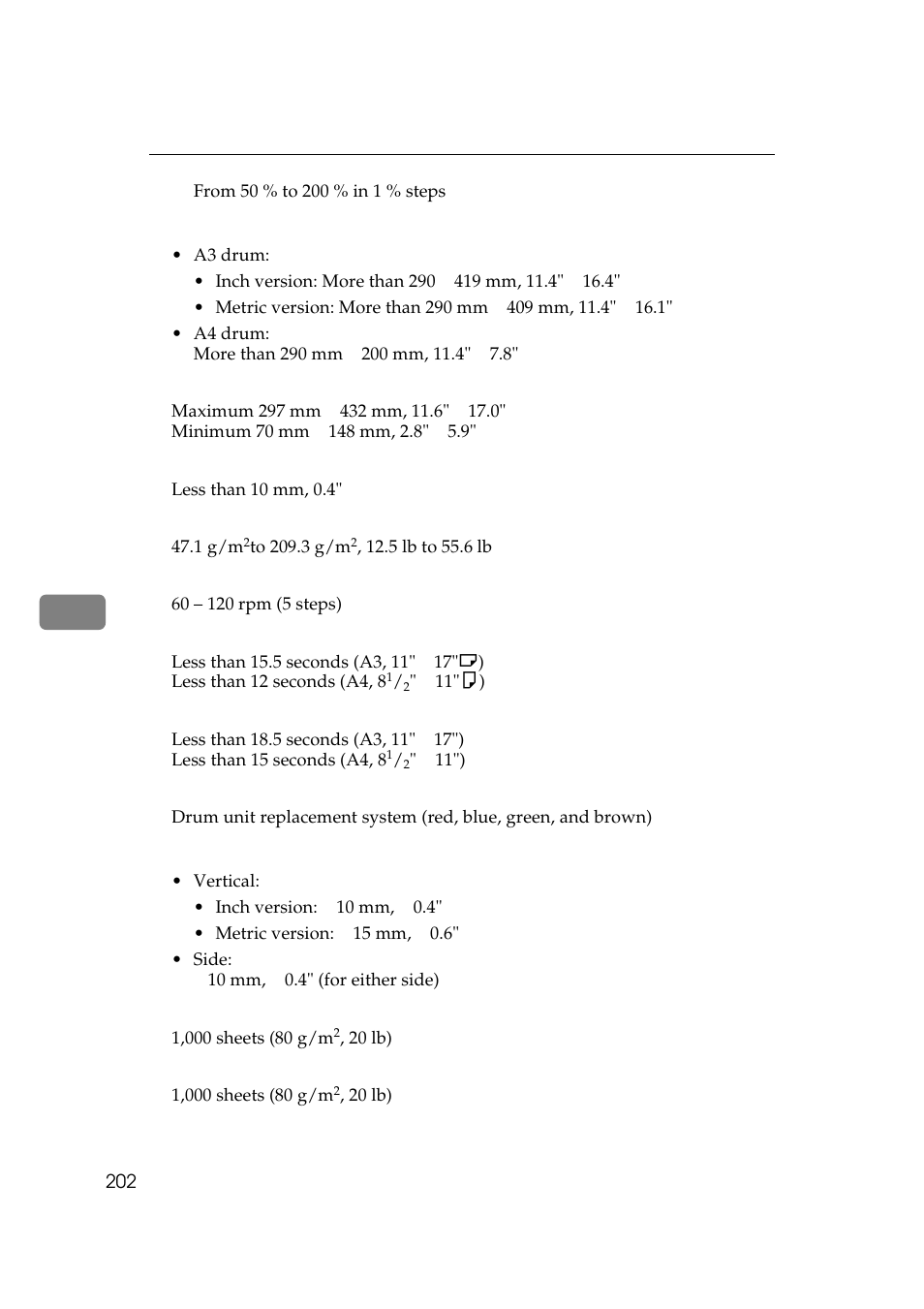 Savin 5450 User Manual | Page 222 / 230