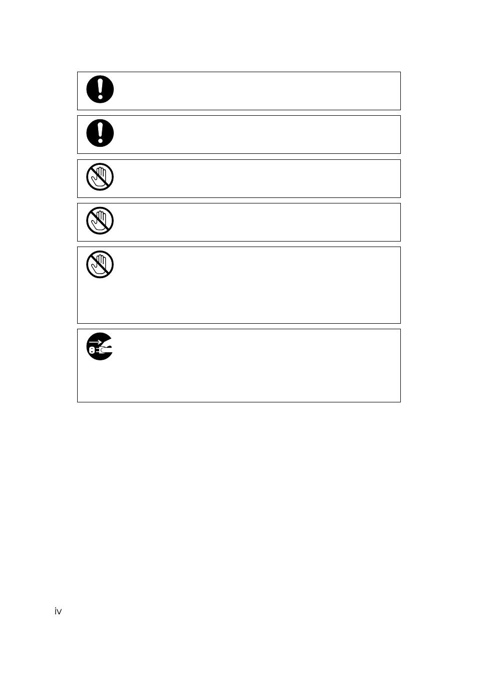 Savin 5450 User Manual | Page 6 / 230
