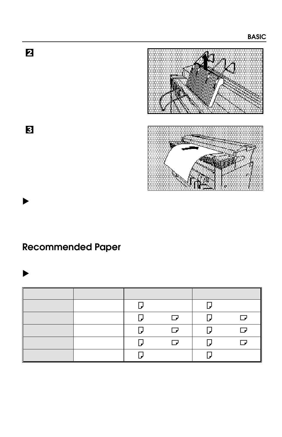 Recommended paper | Savin 8700W User Manual | Page 12 / 69