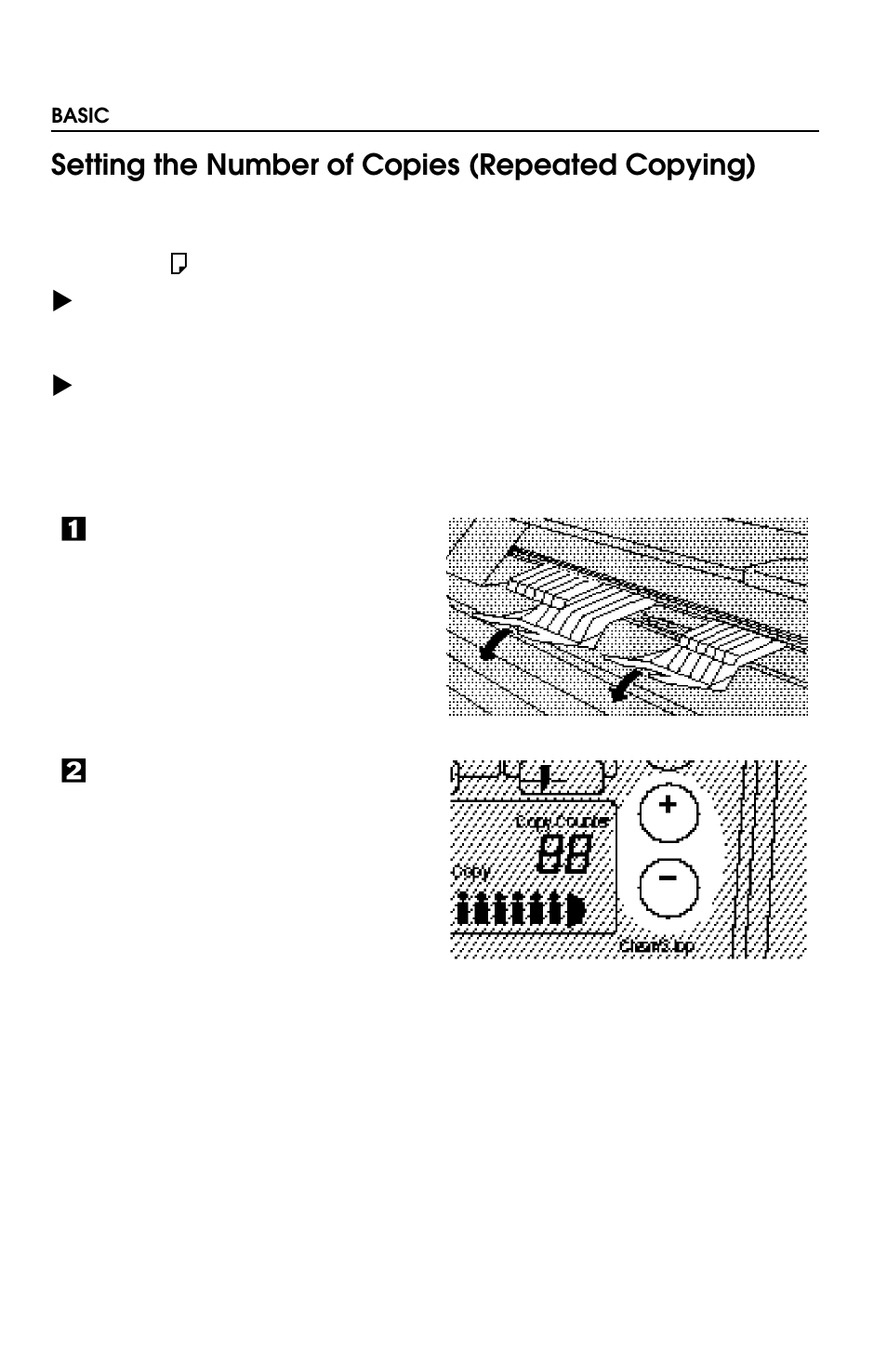 Setting the number of copies (repeated copying) | Savin 8700W User Manual | Page 15 / 69