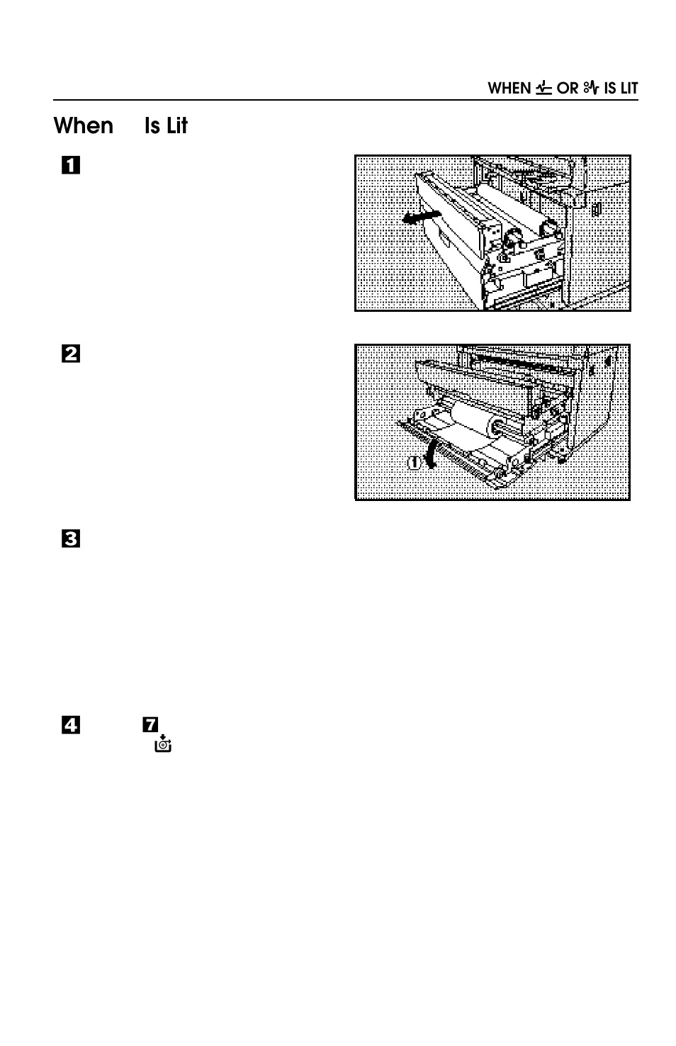 When is lit | Savin 8700W User Manual | Page 44 / 69