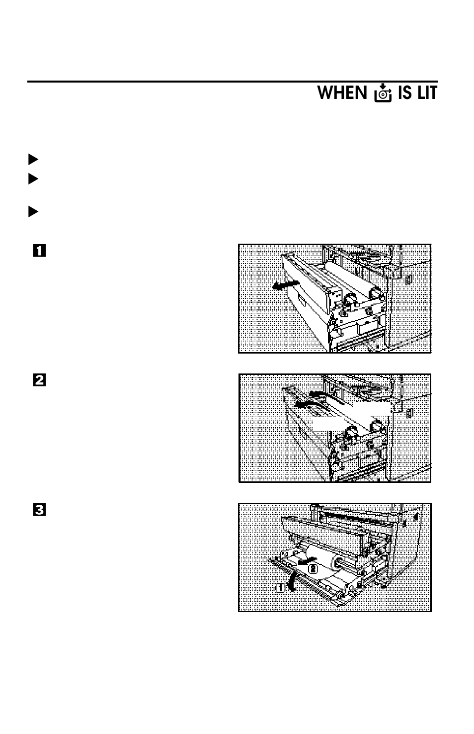 When is lit, When c is lit | Savin 8700W User Manual | Page 45 / 69