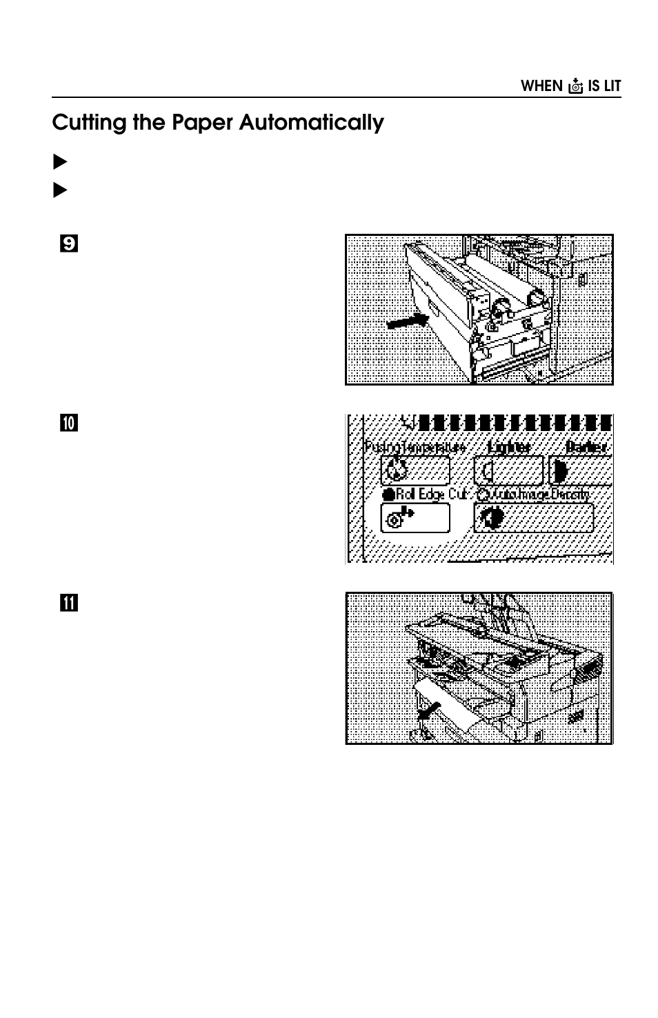 Cutting the paper automatically | Savin 8700W User Manual | Page 48 / 69