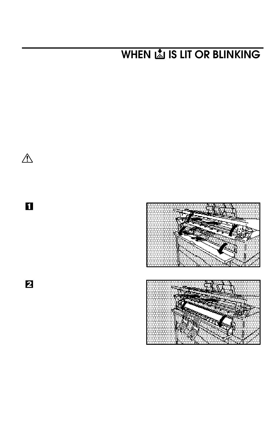 When is lit or blinking, When d is lit or blinking | Savin 8700W User Manual | Page 50 / 69