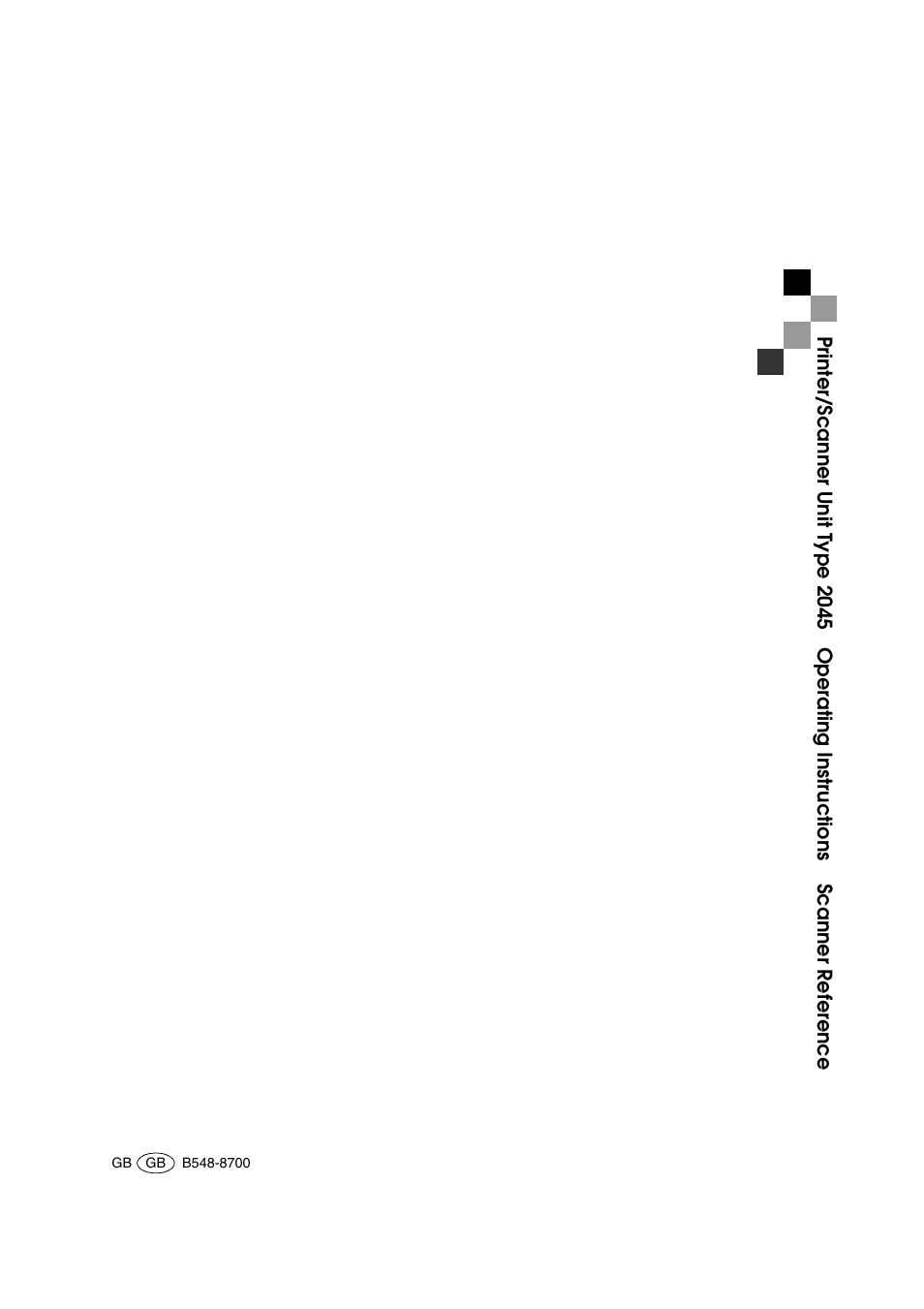 Savin 2045 User Manual | Page 104 / 104