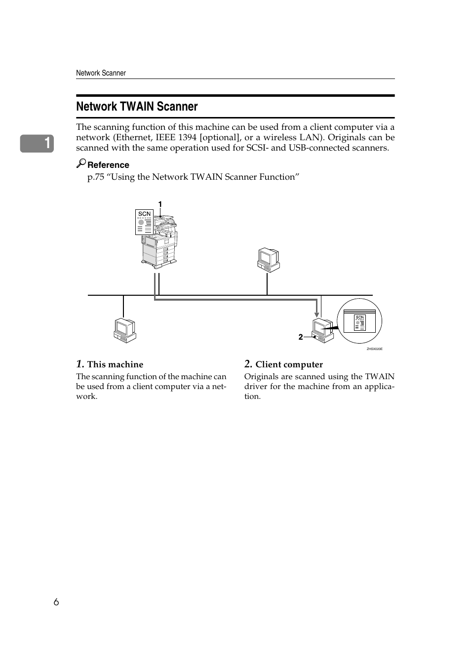 Network twain scanner | Savin 2045 User Manual | Page 12 / 104