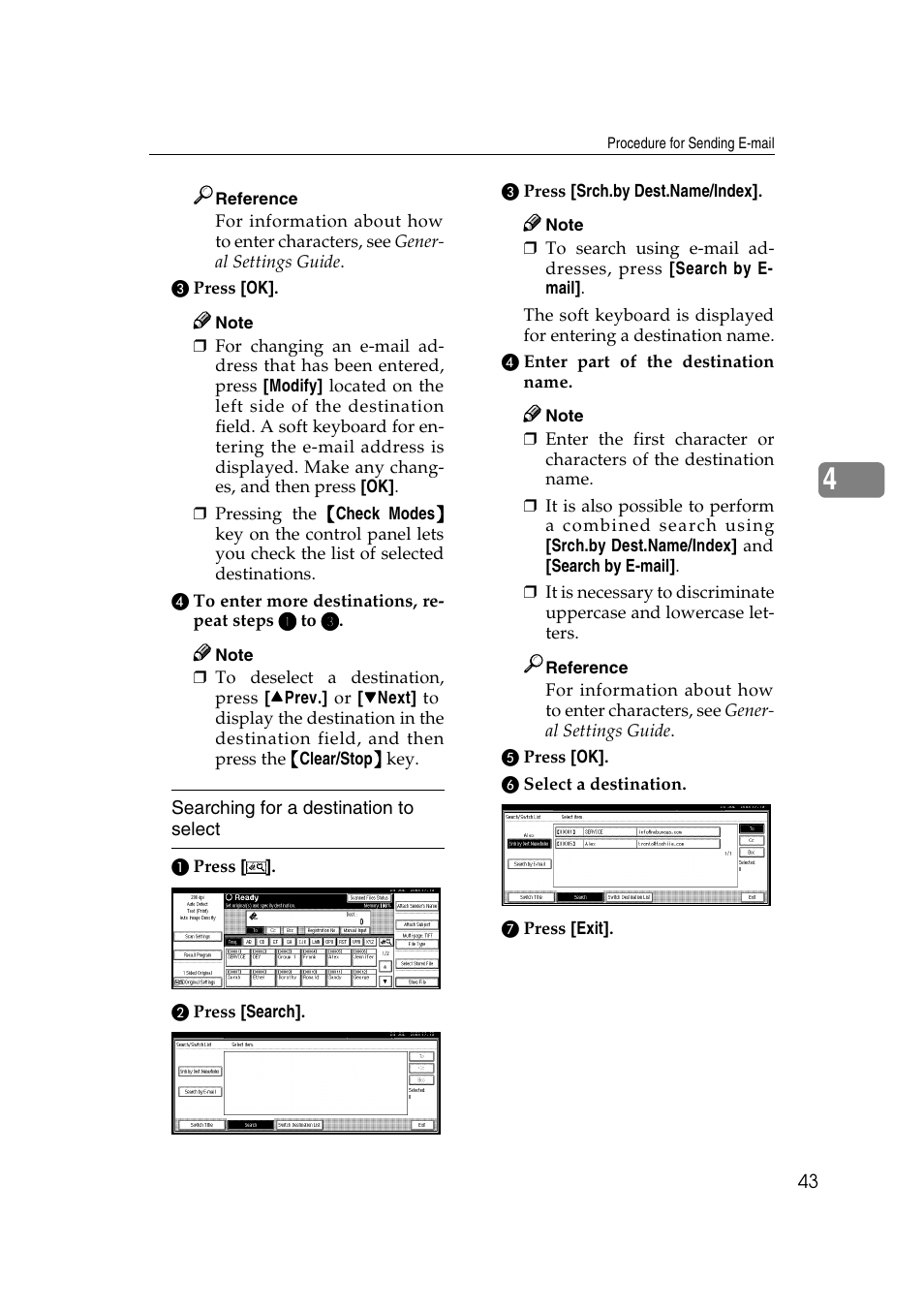 Savin 2045 User Manual | Page 49 / 104