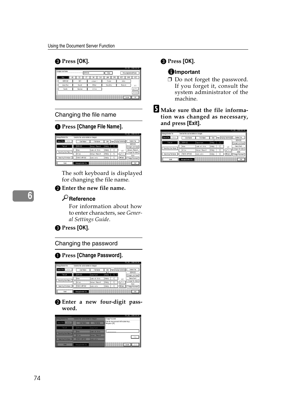 Savin 2045 User Manual | Page 80 / 104