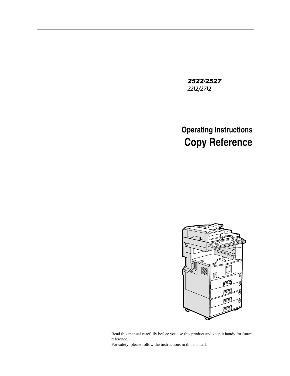 Savin 2712 User Manual | 163 pages