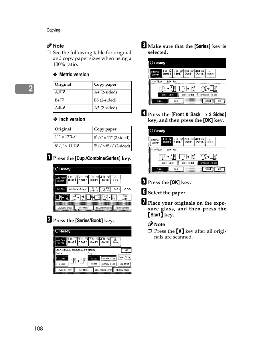 Savin 2712 User Manual | Page 119 / 163