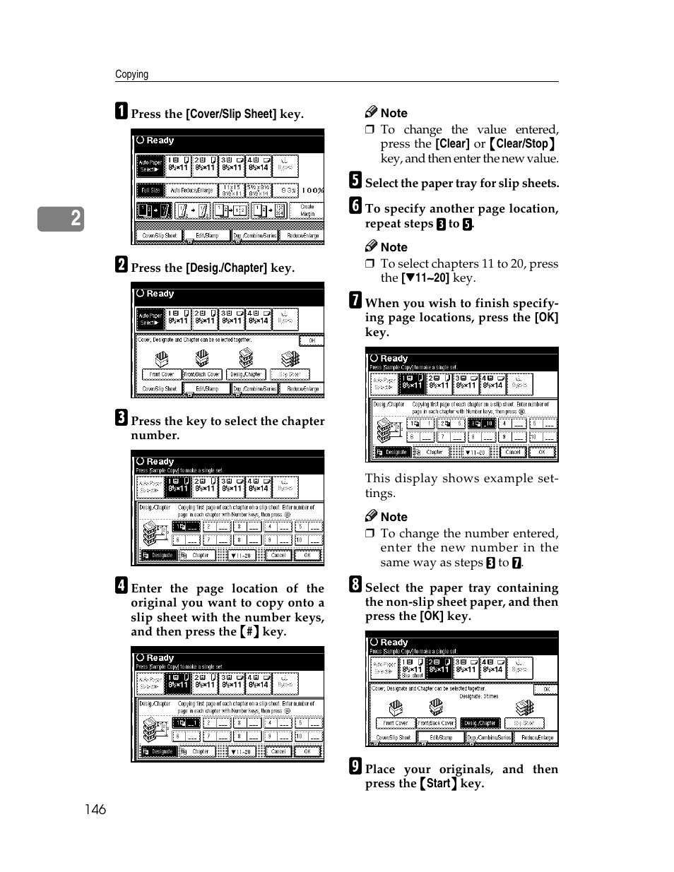 Savin 2712 User Manual | Page 157 / 163