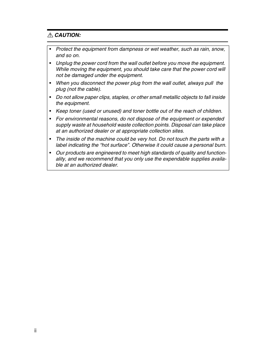 Savin 2712 User Manual | Page 5 / 163