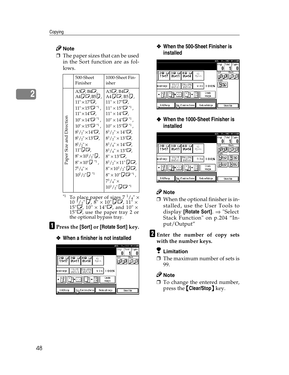 Savin 2712 User Manual | Page 59 / 163