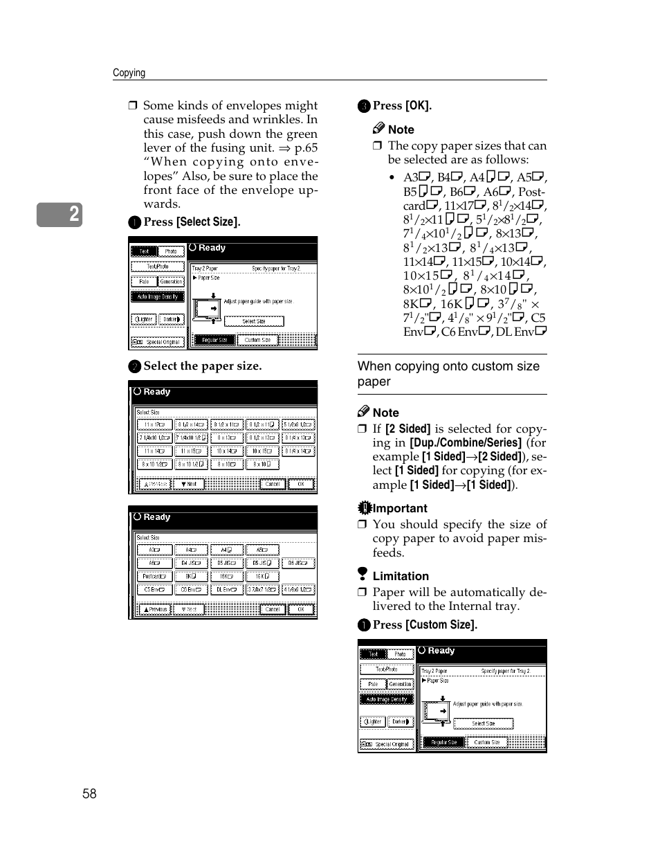 Savin 2712 User Manual | Page 69 / 163