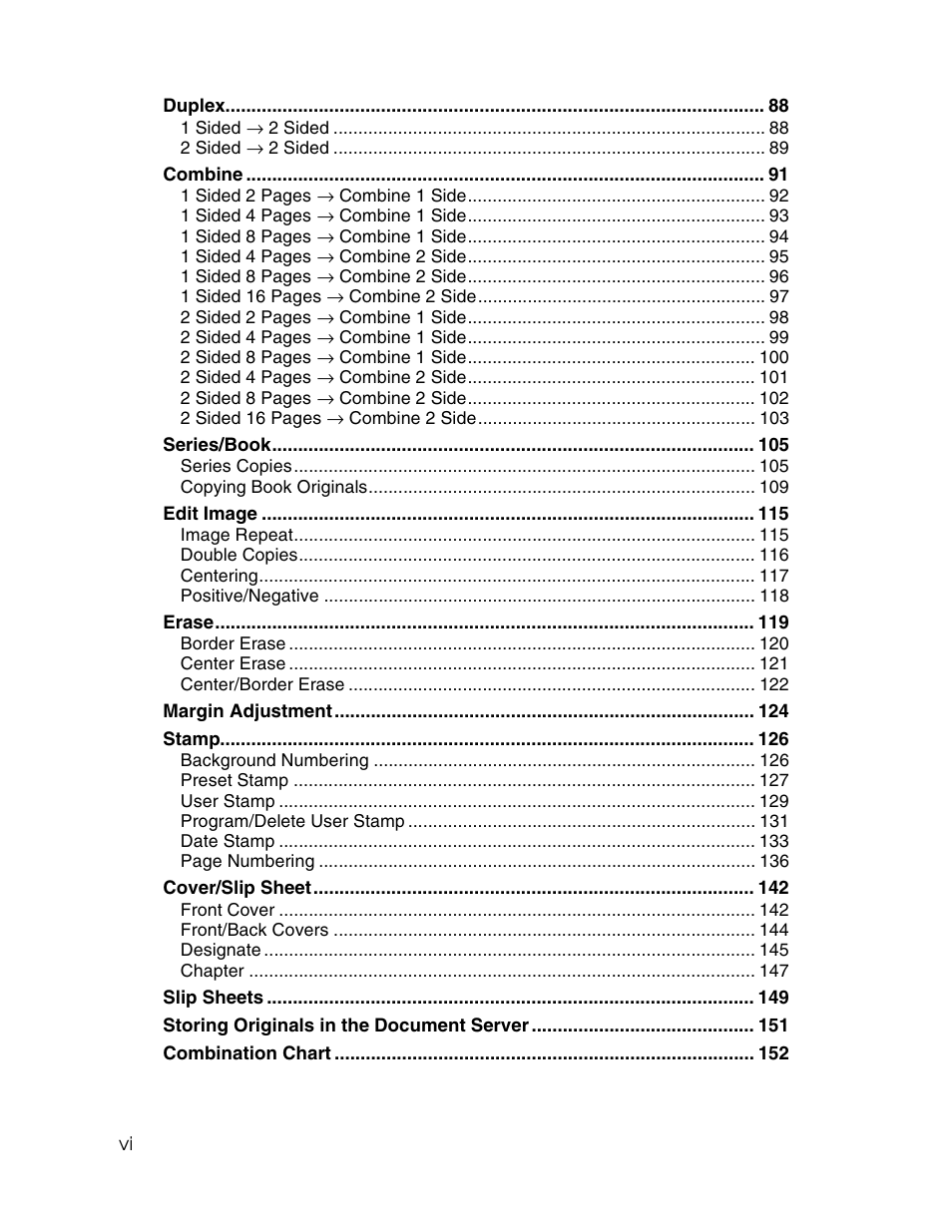 Savin 2712 User Manual | Page 9 / 163