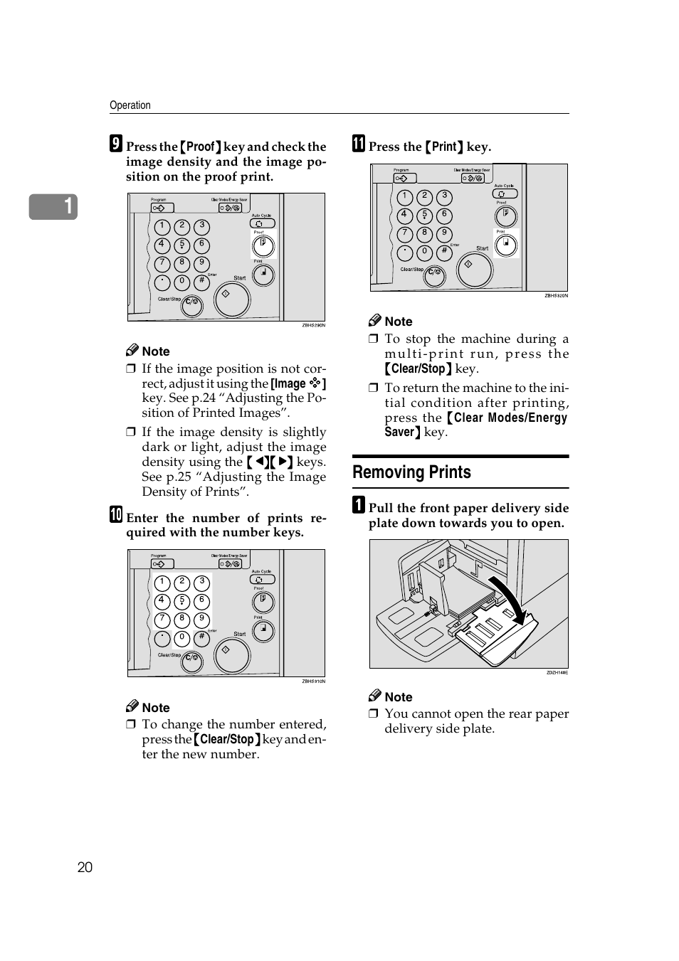 Removing prints | Savin 3360DNP User Manual | Page 40 / 233