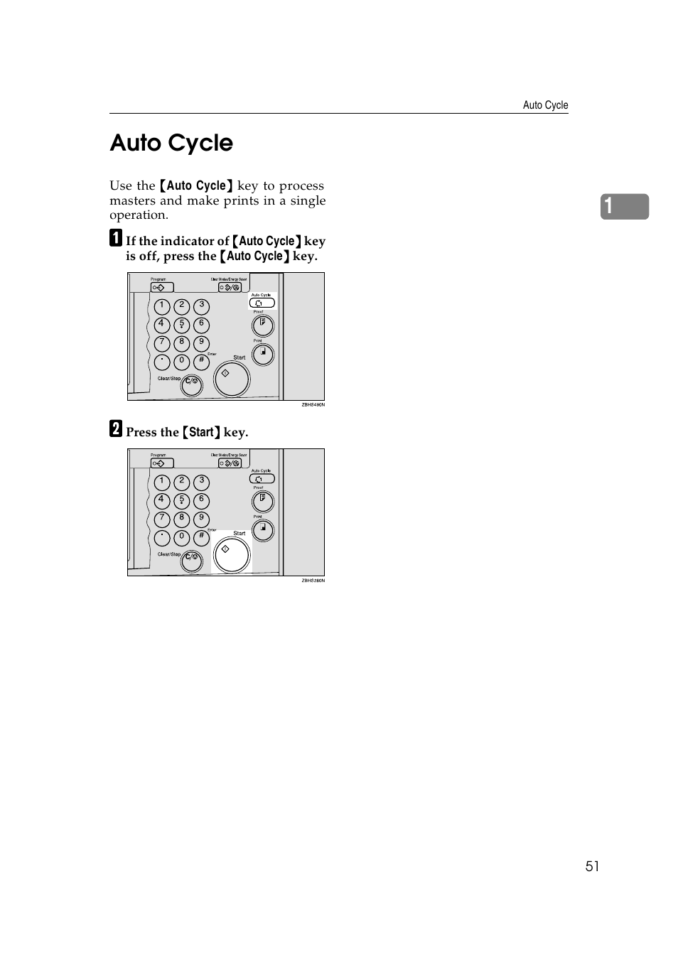 1auto cycle | Savin 3360DNP User Manual | Page 71 / 233