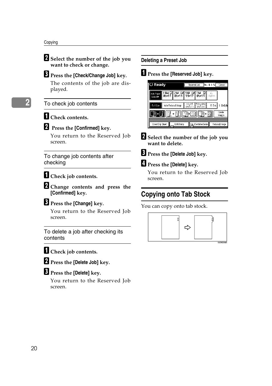 Savin 2565 User Manual | Page 30 / 88