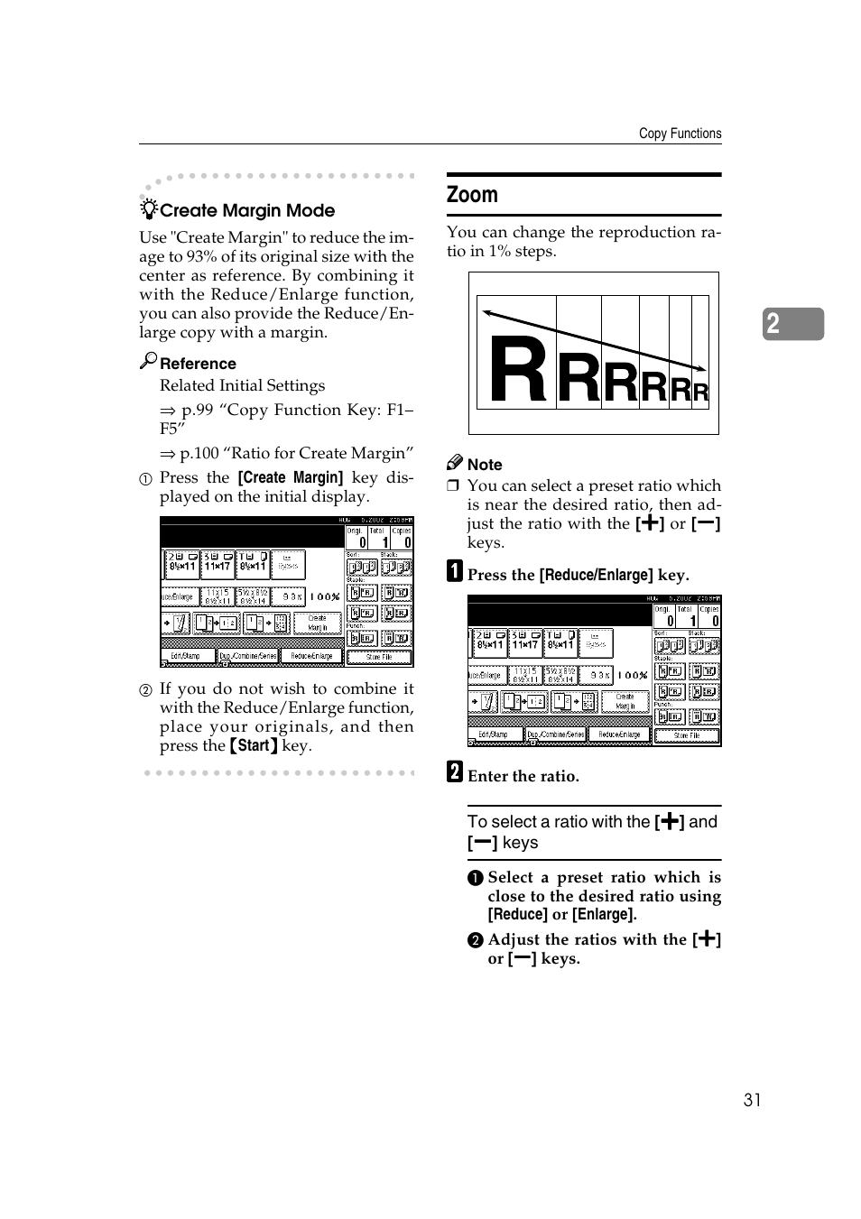 Zoom | Savin 2565 User Manual | Page 41 / 88