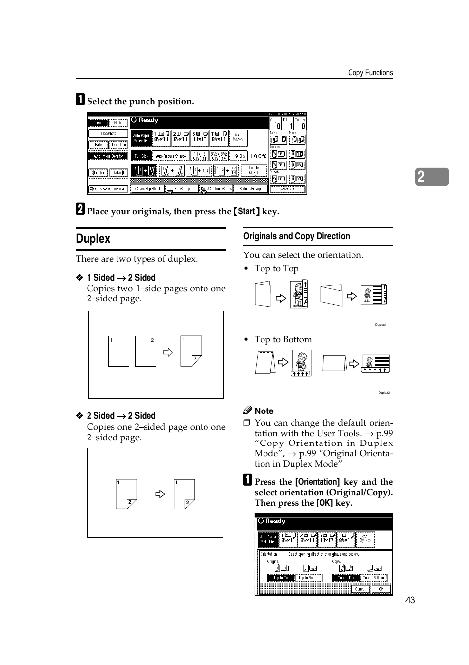 Duplex | Savin 2565 User Manual | Page 53 / 88