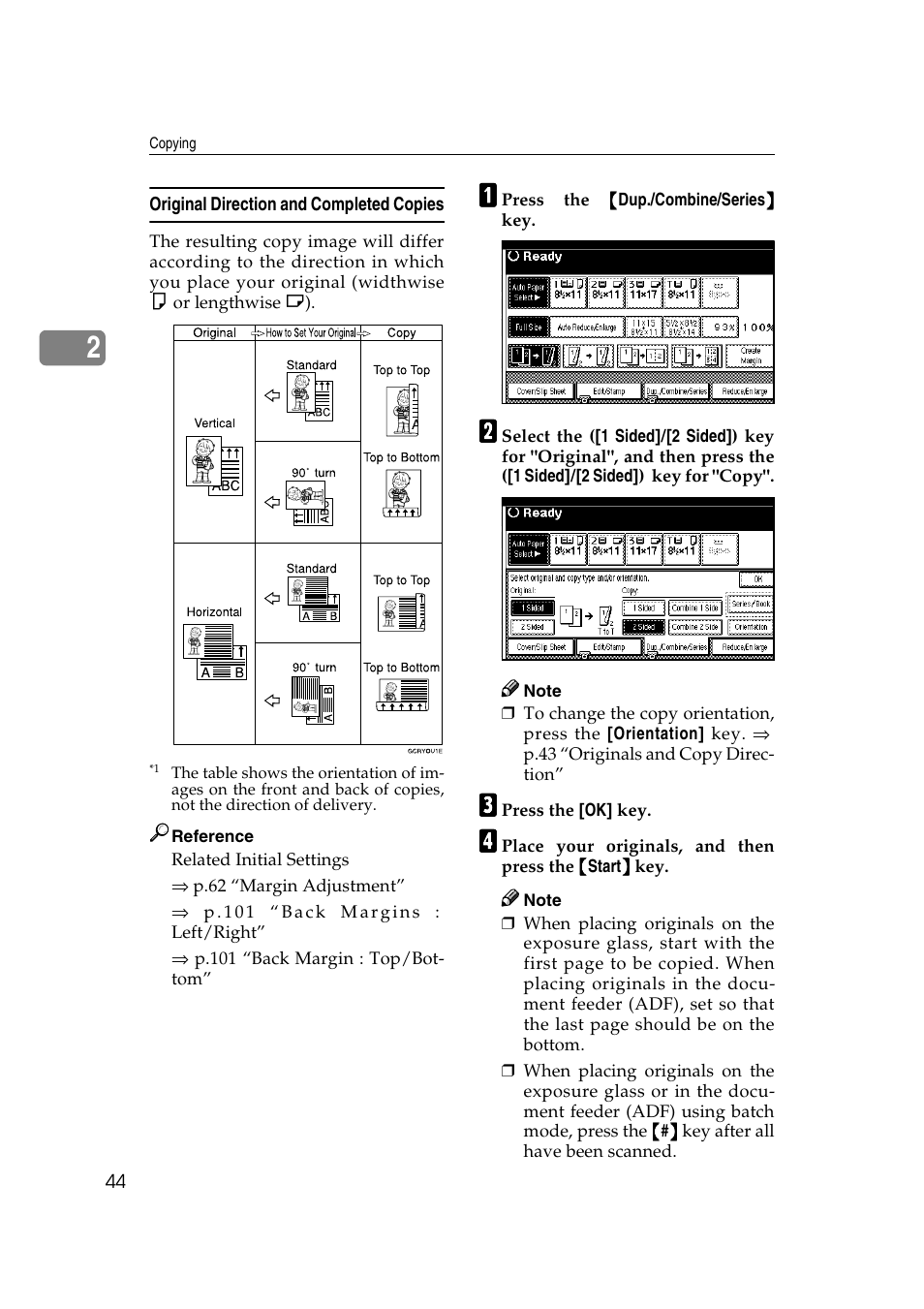 Savin 2565 User Manual | Page 54 / 88