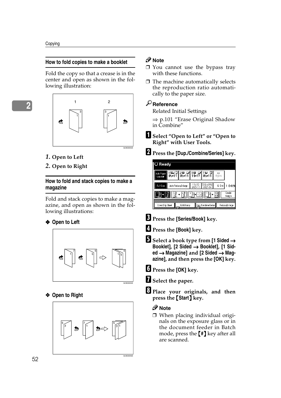 Savin 2565 User Manual | Page 62 / 88
