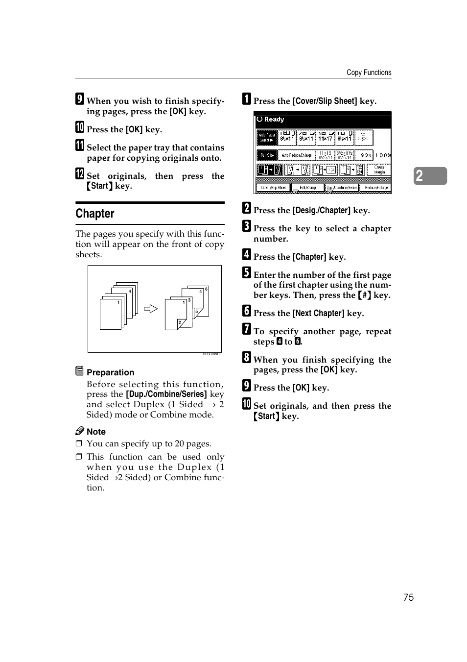 Chapter | Savin 2565 User Manual | Page 85 / 88