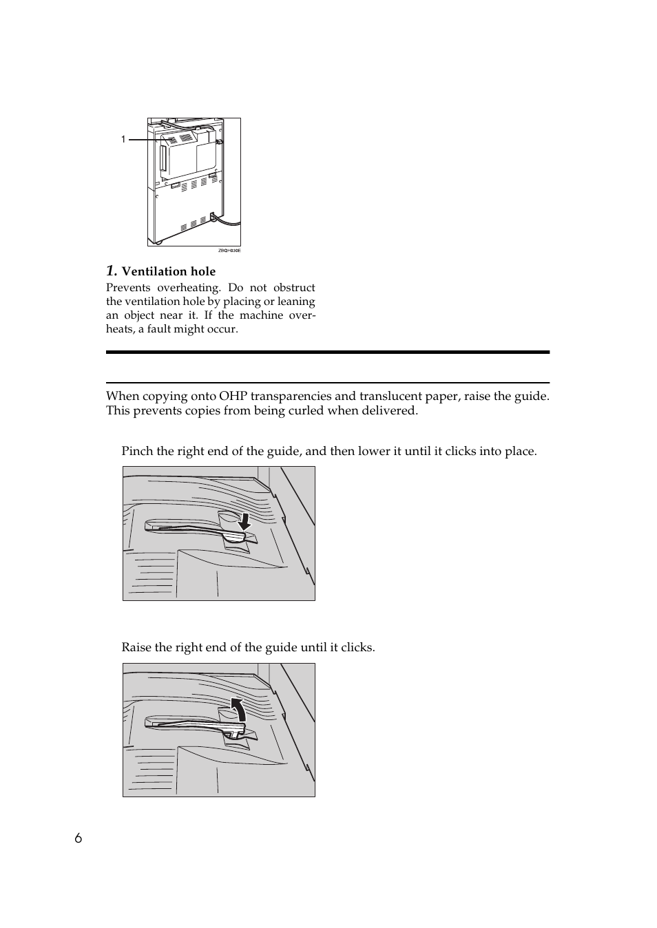 Output tray guide | Savin 3370 User Manual | Page 19 / 81