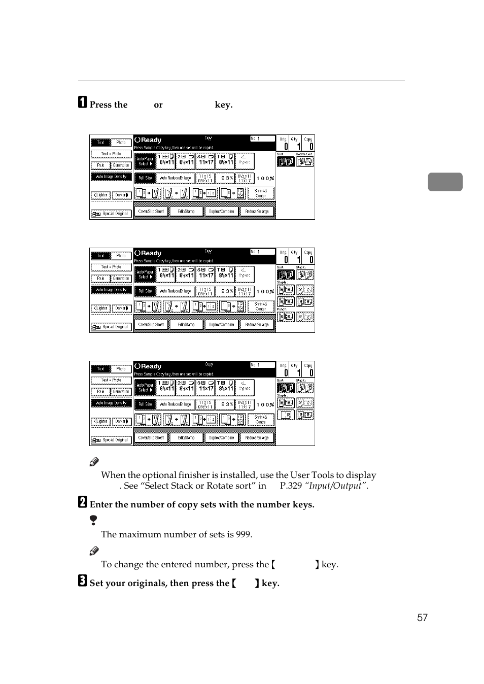 Savin 3370 User Manual | Page 70 / 81