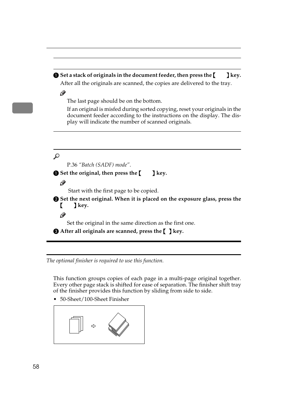 Stack | Savin 3370 User Manual | Page 71 / 81