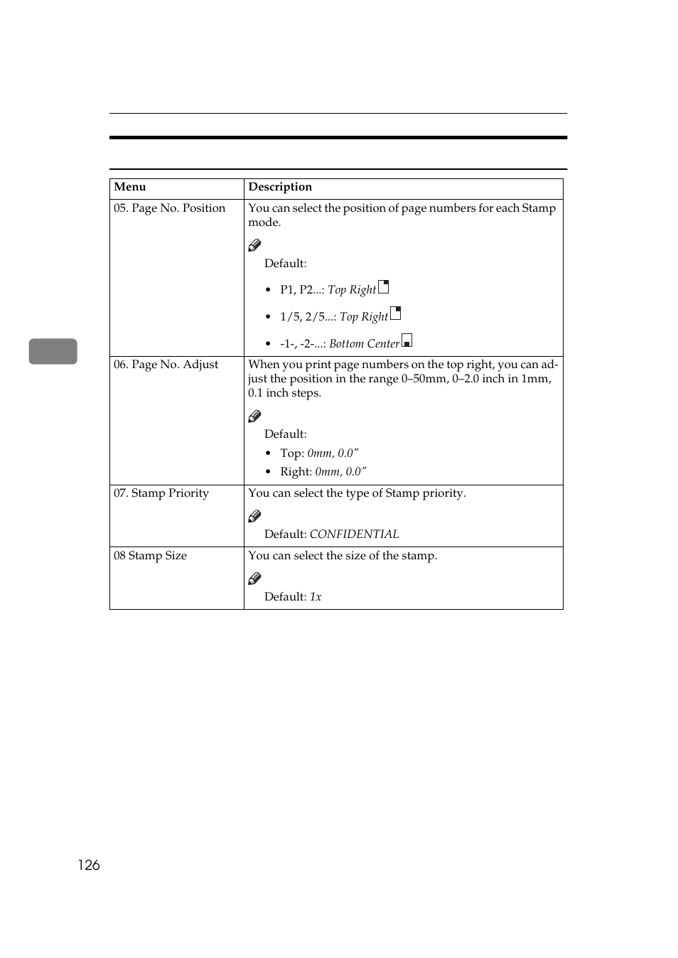 4 stamp setting | Savin 9922DP User Manual | Page 137 / 163