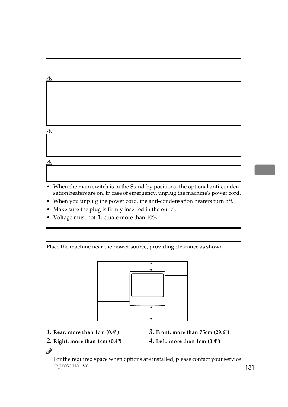 Power connection, Access to machine | Savin 9922DP User Manual | Page 142 / 163